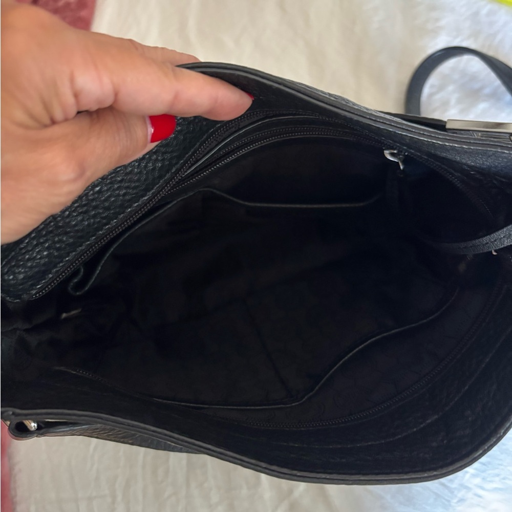 Michael Kors Black Pebbled Leather Shoulder Bag - Picture 10 of 10